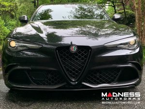 Alfa Romeo Giulia Carbon Fiber Front Bumper Flap Set - Quadrifoglio